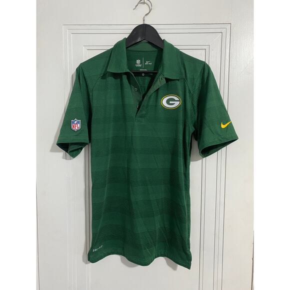 Green Bay Packers Nike Dri-Fit Polo Size XS - Picture 1 of 9